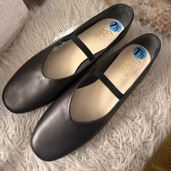 Franco Sarto Shoes - Franco Sarto Women's Black Leather Loafers